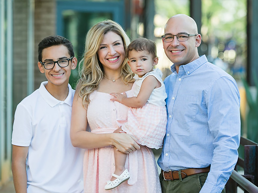 Dr. Jaime Tobon with his family